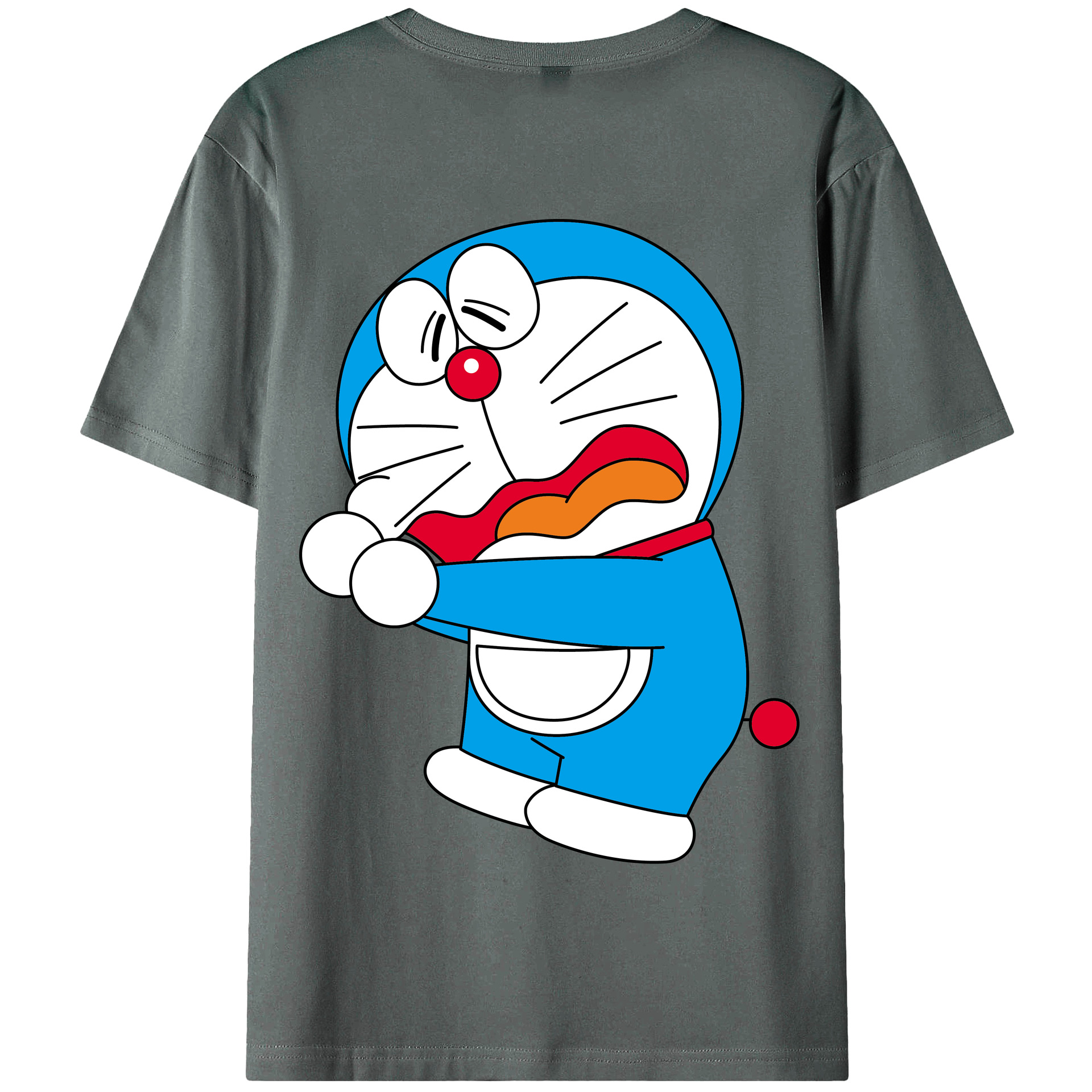 （画像用） ドラえもん Doraemon 綿100％半袖Tシャツ（背面プリント）